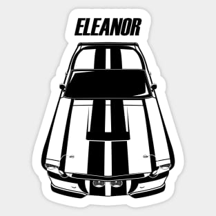 Ford Mustang Shelby GT500 Eleanor 1967 - Black Stripes Sticker